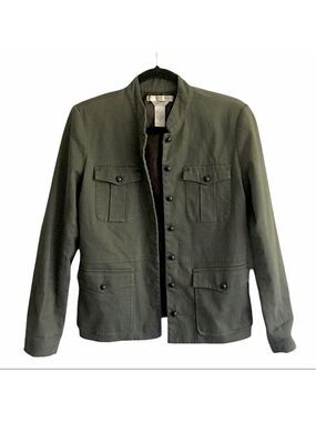 GEOFFREY BEENE Vintage Sport Military Jacket Army Green 8